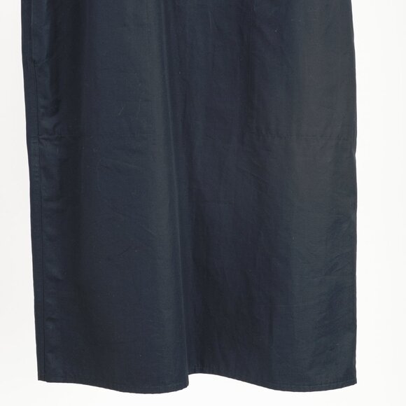 Sofie D'Hoore Navy Cotton Pleated-Sleeve Midi Shift Dress - Picture 5 of 8